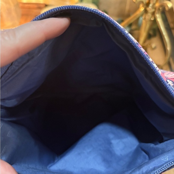 Vera Bradley Blue and Pink Crossbody Bag with Adjustable Strap - Picture 8 of 11